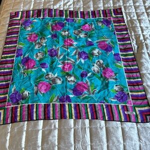 Floral and Striped Patterned Scarves Set-3